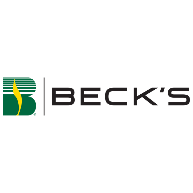 Beck's logo with a green and yellow stylized leaf icon to the left and the word "BECK'S" in bold black capital letters on a white background.